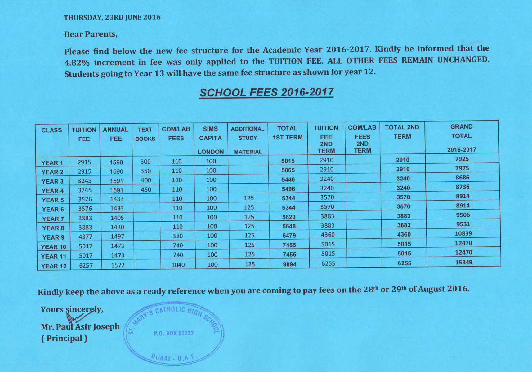 st-mary-s-catholic-school-school-fee-structure